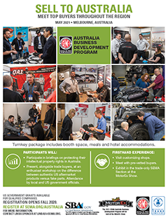 2021 SEMA AUSTRALIA - Flyer - Exhibitor
