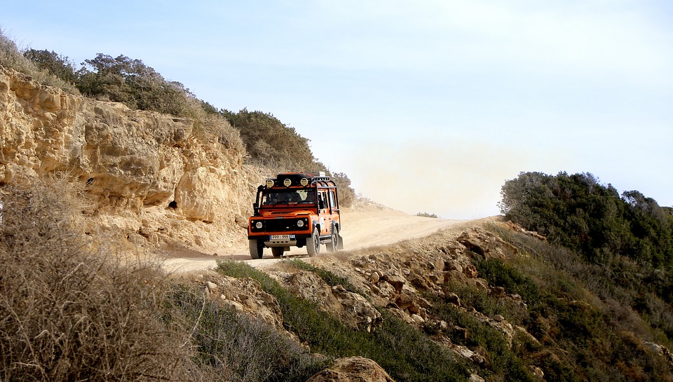 TORA - Off-Road vehicle on unpaved road