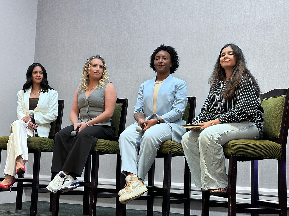 Recap: 2024 SBN Women’s Leadership Forum Empowers Females in Automotive - Image of a panel of women seated