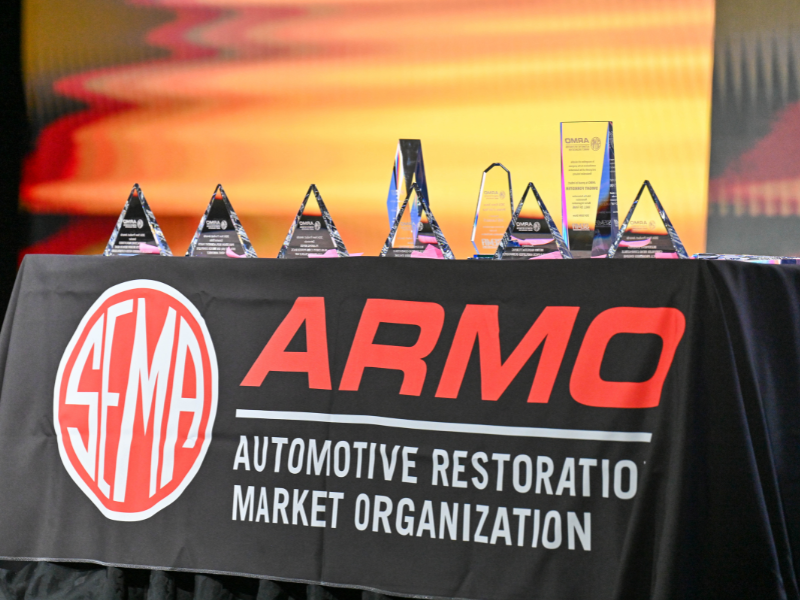 Table displaying ARMO awards