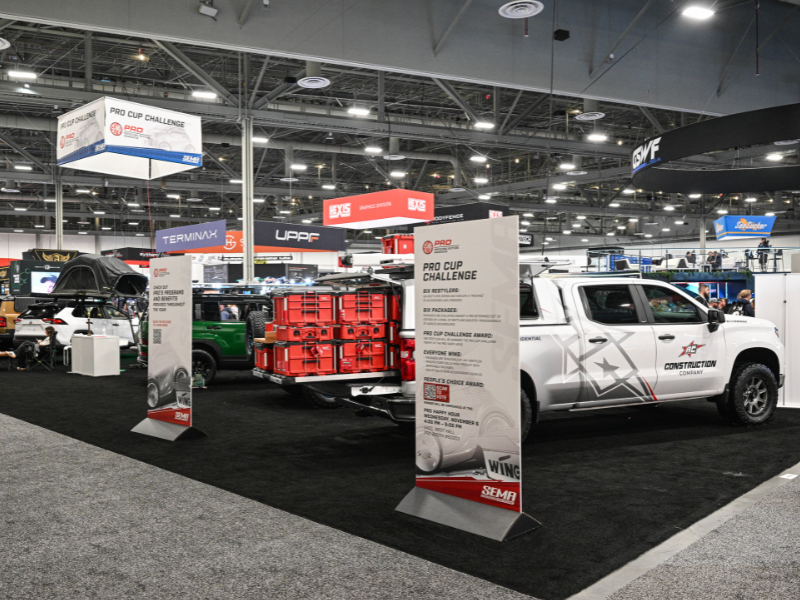 PRO booth at the SEMA Show