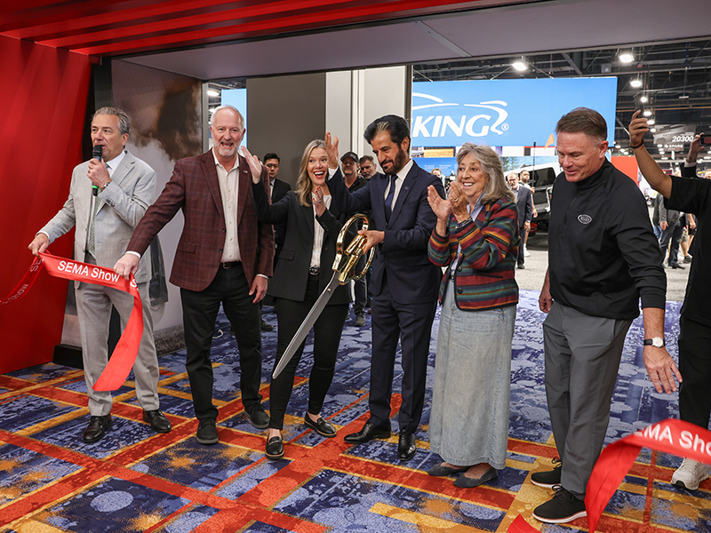SEMA Show ribbon cutting 2025