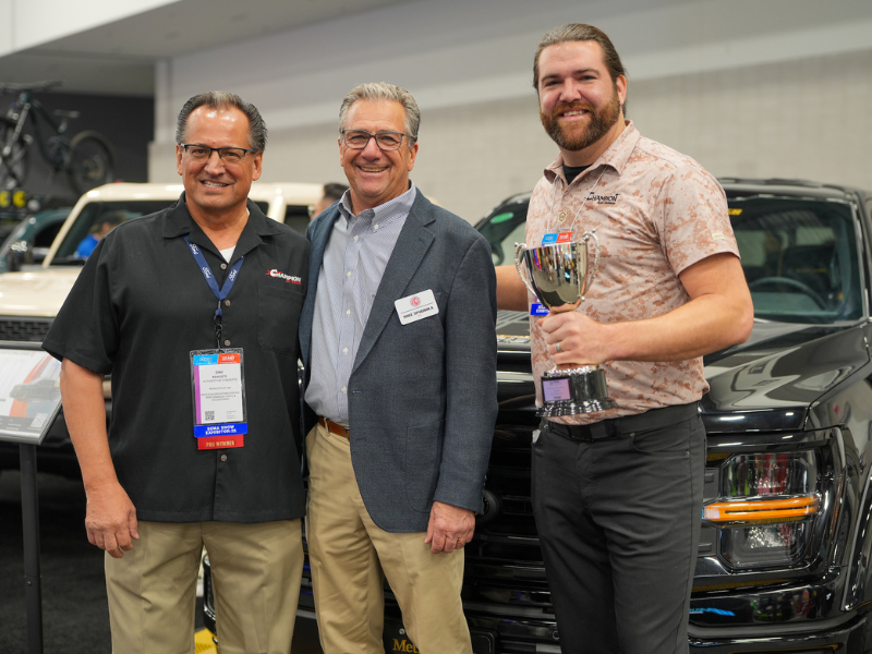 PRO Cup Challenge Winners with SEMA CEO Mike Spagnola