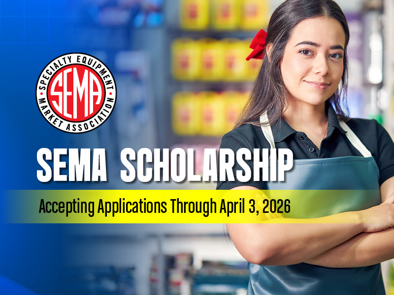 SEMA Scholarship - Accepting applications through April 3, 2026 - young lady with apron on and arms crossed.
