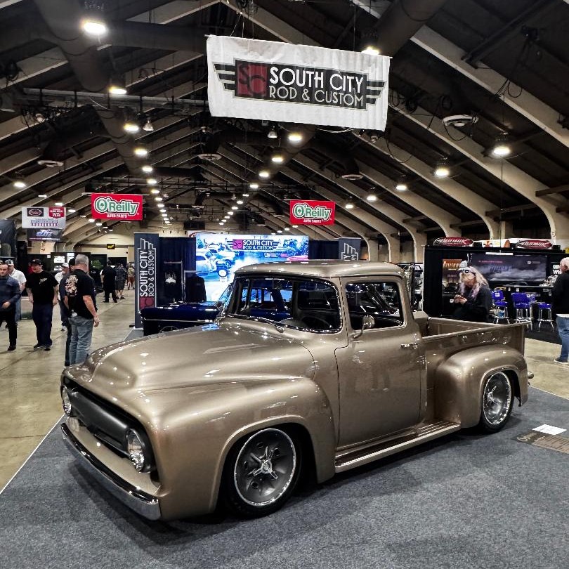 Customized truck on display
