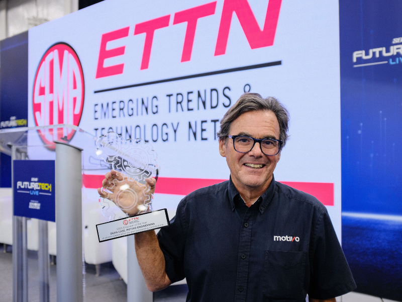 Dean Case holding award