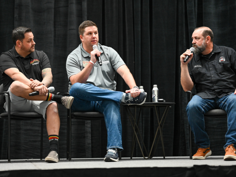 Panel of people speaking