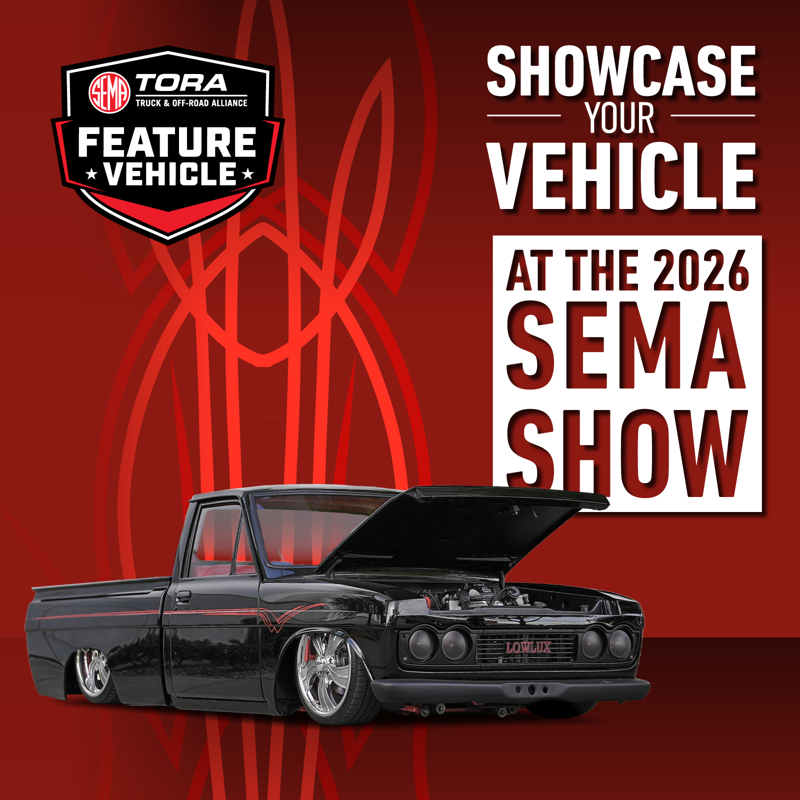 TORA Feature Vehicle Showcase at 2026 SEMA Show