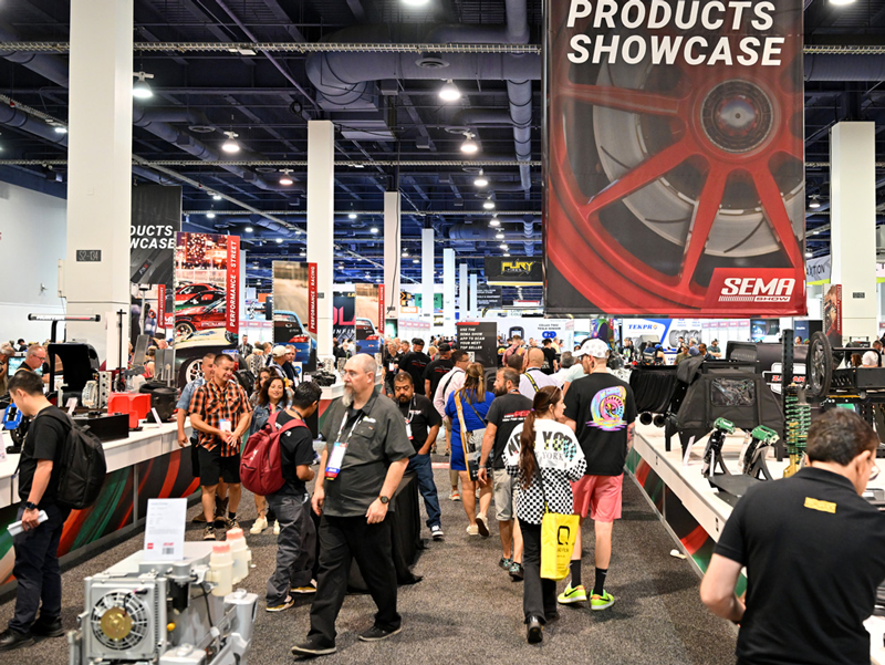 An image of the SEMA Show New Products Showcase.