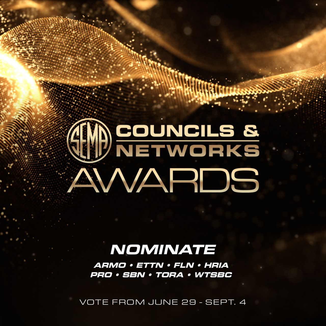 Council &amp; Network Awards - Nominate - Vote from June 29 - September 4