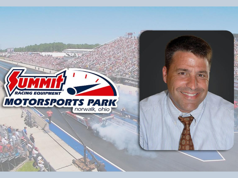 Summit Motorsports Park owner Bill Bader Jr. 