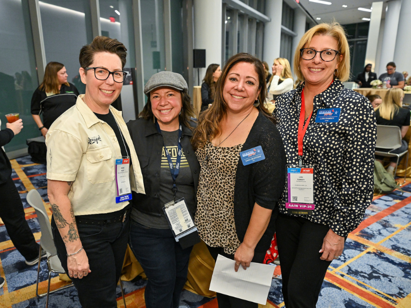 Ladies smiling for the camera at the SBN Reception