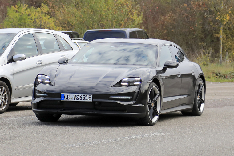 Porsche Taycan Caught Almost Naked In Latest Spy Shots
