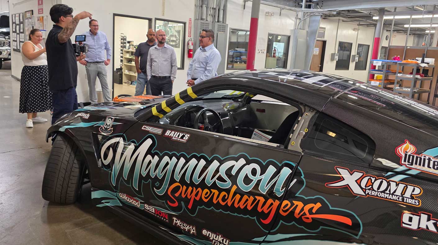 Lawmaker visit to Magnuson Superchargers facility in Ventura.