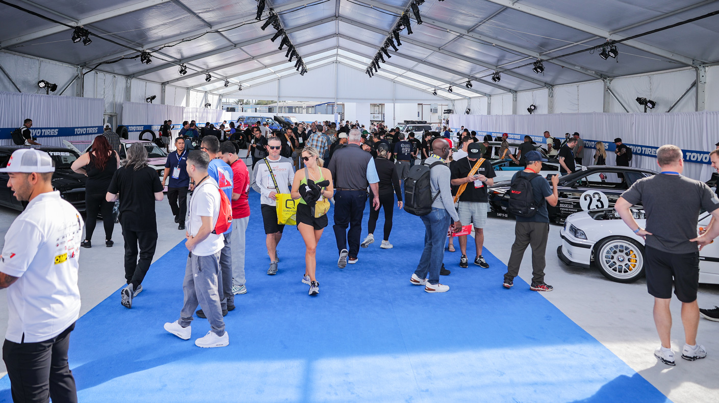 SEMA Show 2025 atmosphere Toyo Tires Treadpass