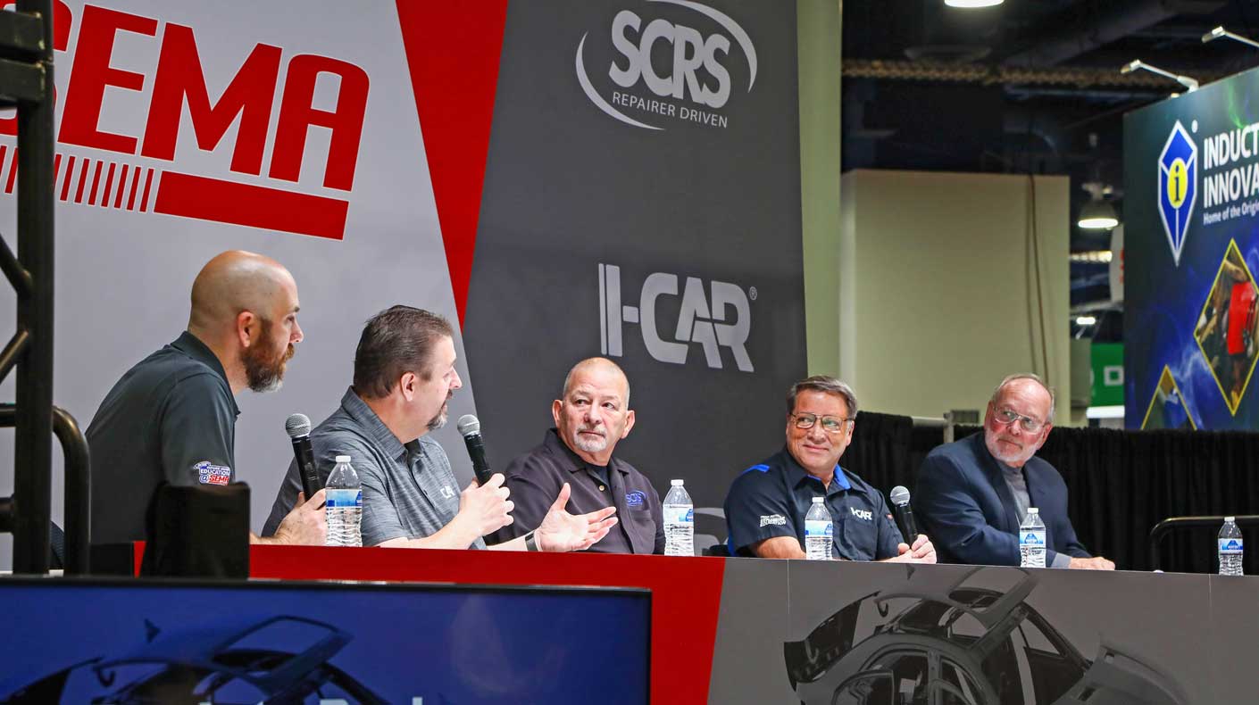 SEMA Collision Repair stage.