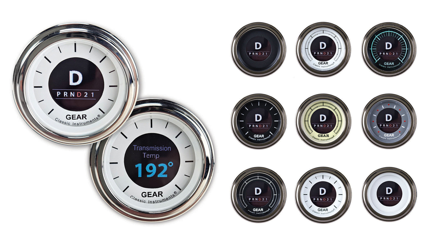 Classic Instruments OLED digital gear indicators for SEMA News New Products
