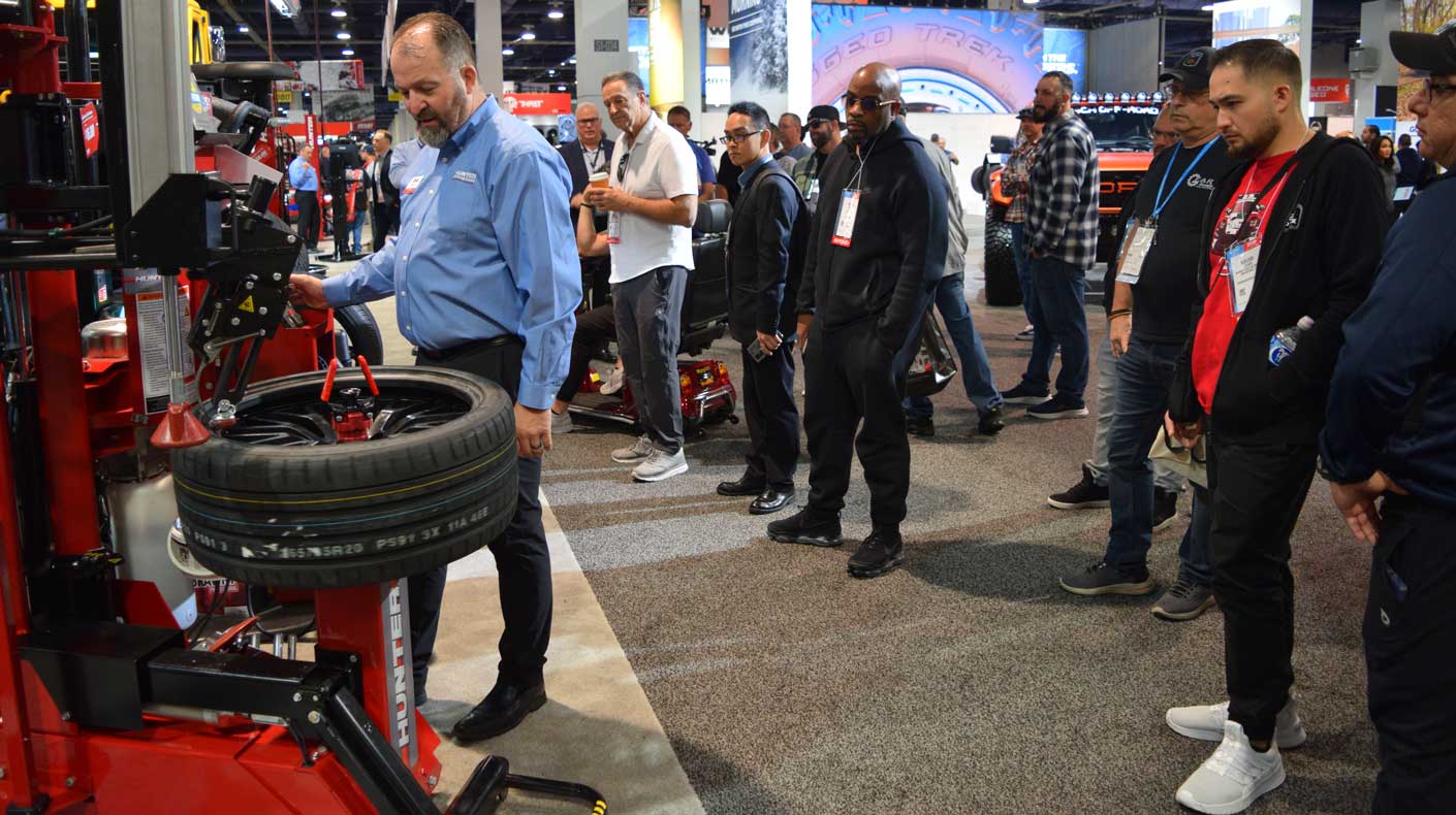 Global Tire Expo at the SEMA Show.