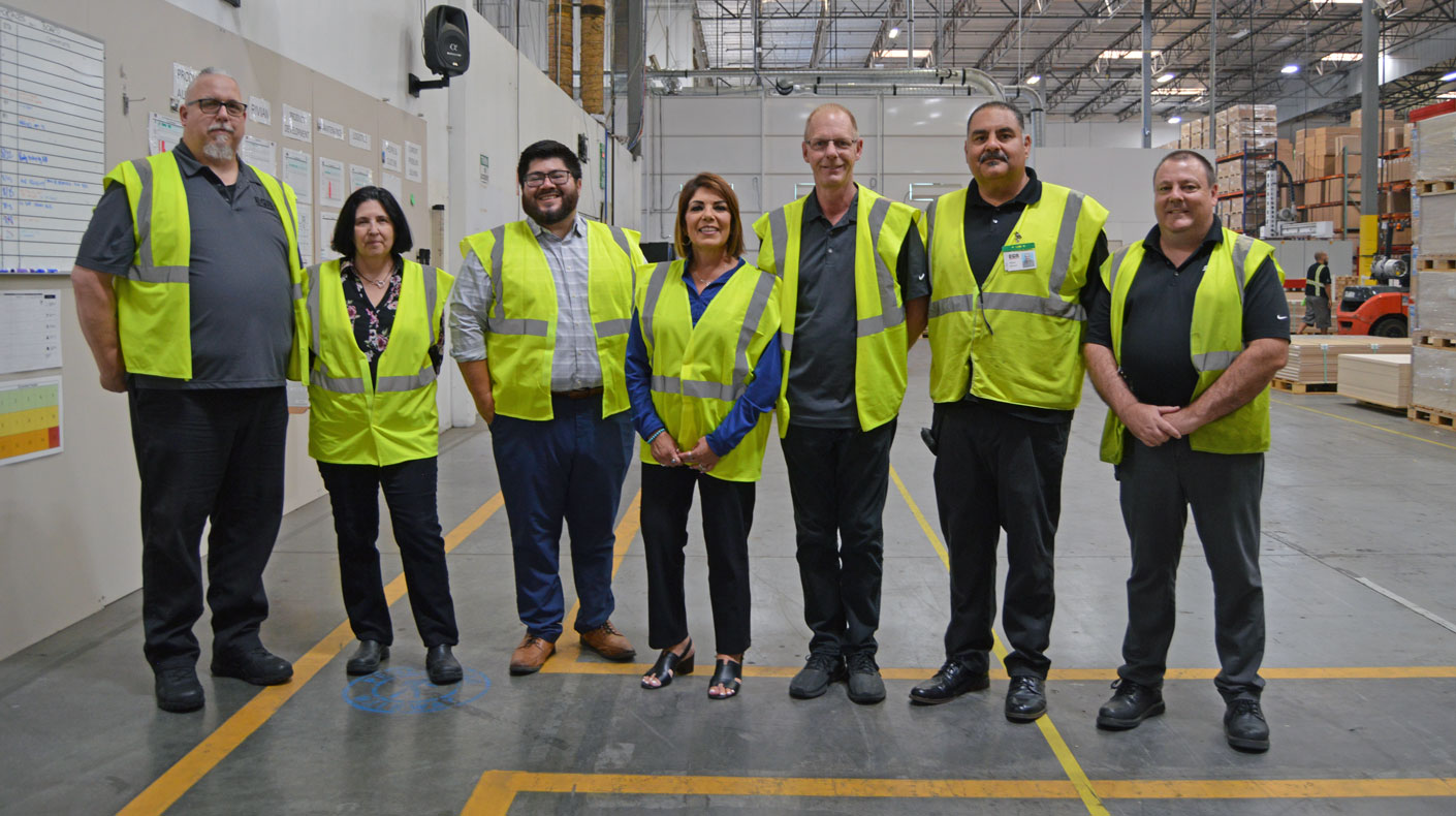 EGR USA team members and Assemblymember Michelle Rodriguez and field representative Sophia Cohen