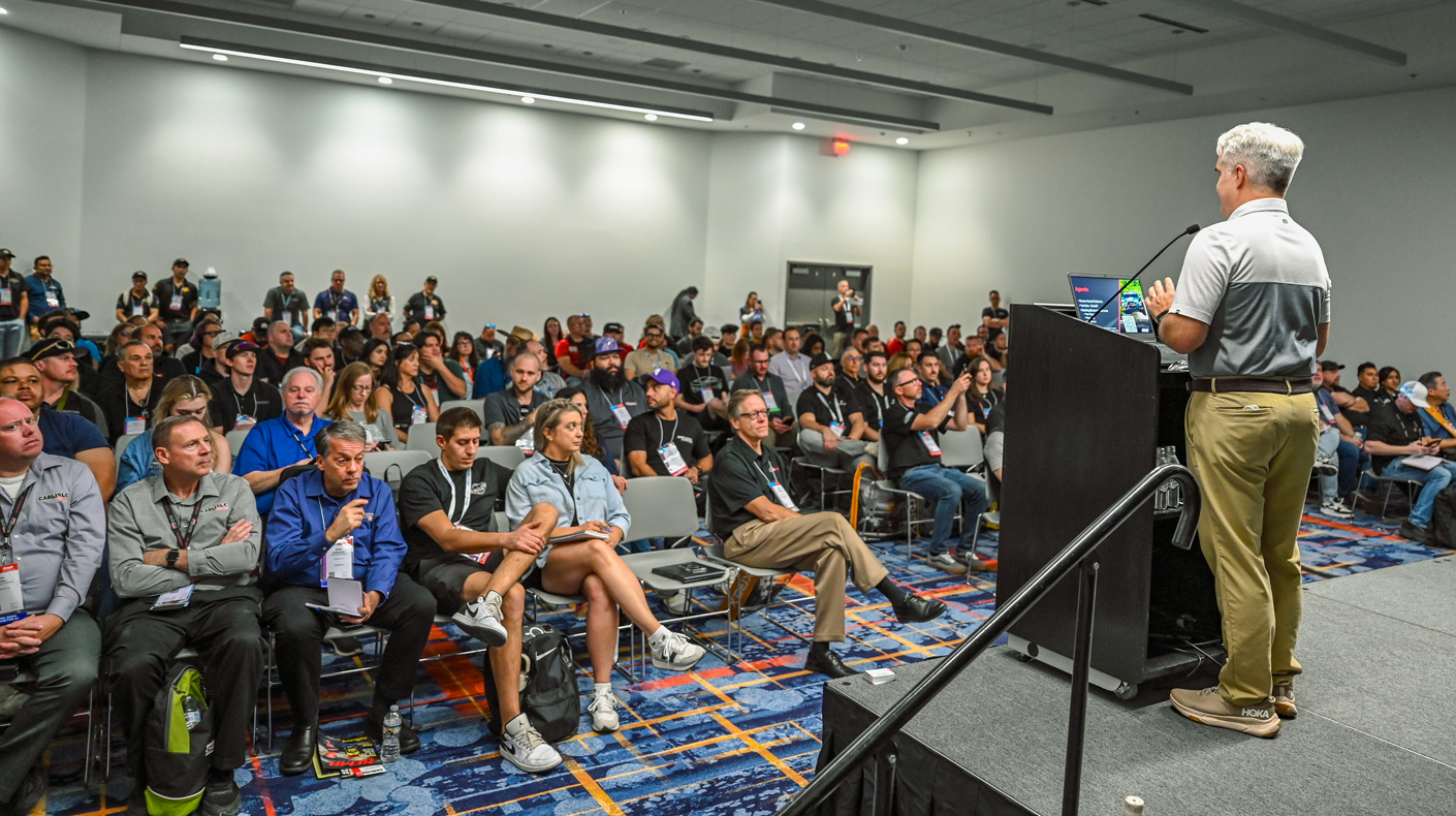2025 SEMA Show education seminar packed room