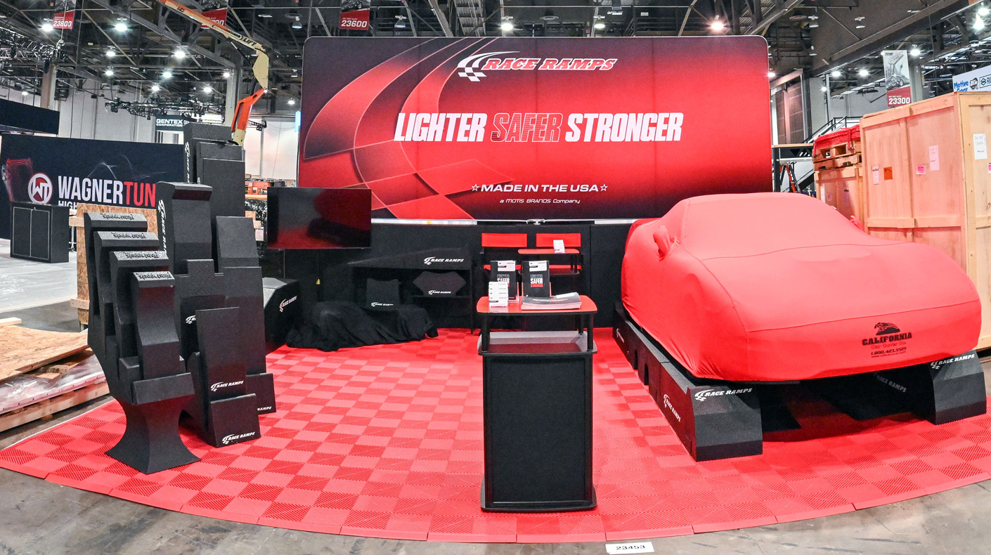 2025 SEMA Show exhibitor story, Race Ramps booth from 2024 image
