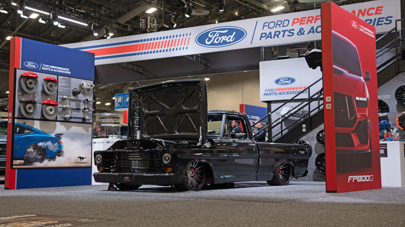 Ford Performance on the SEMA Show floor