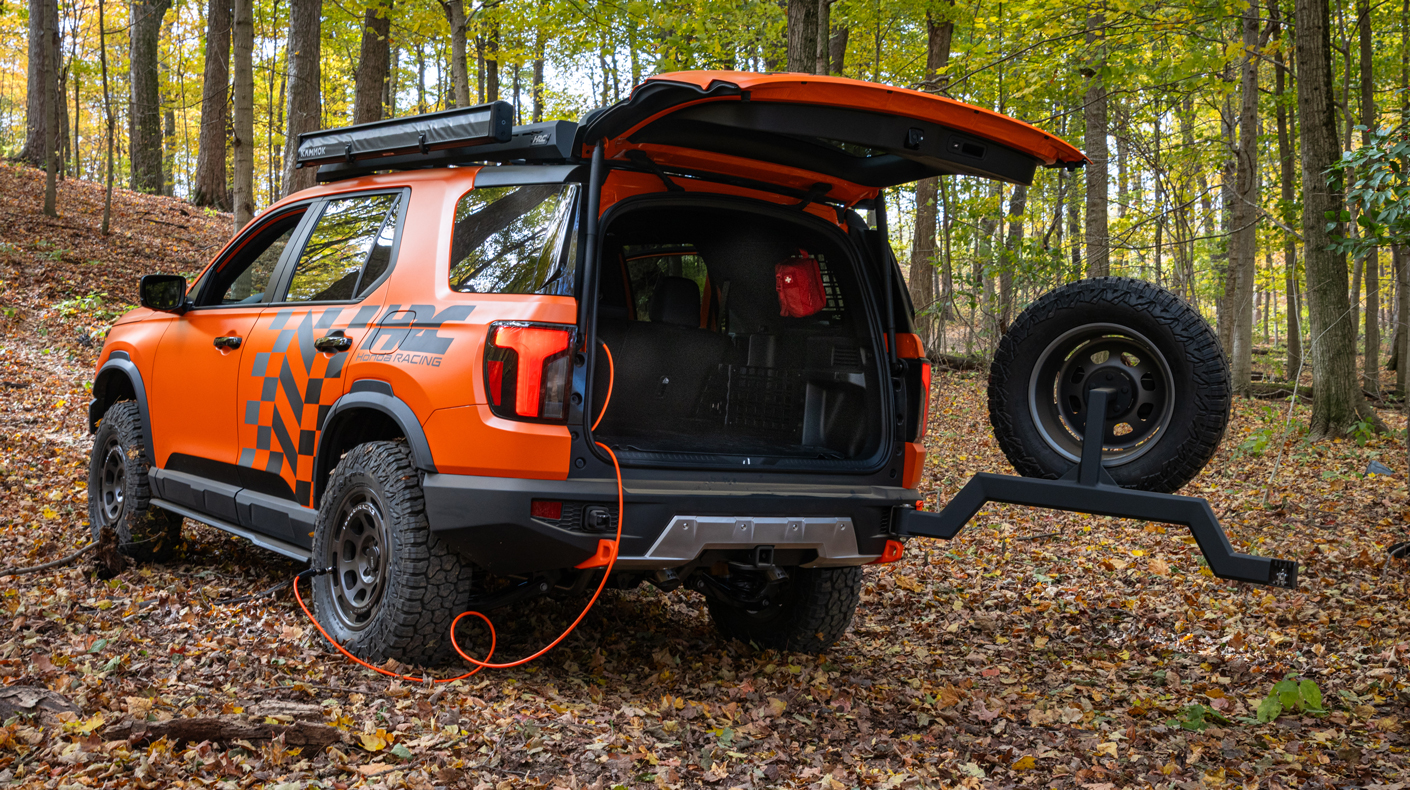 An image of the HRC TrailSport Concept in nature.