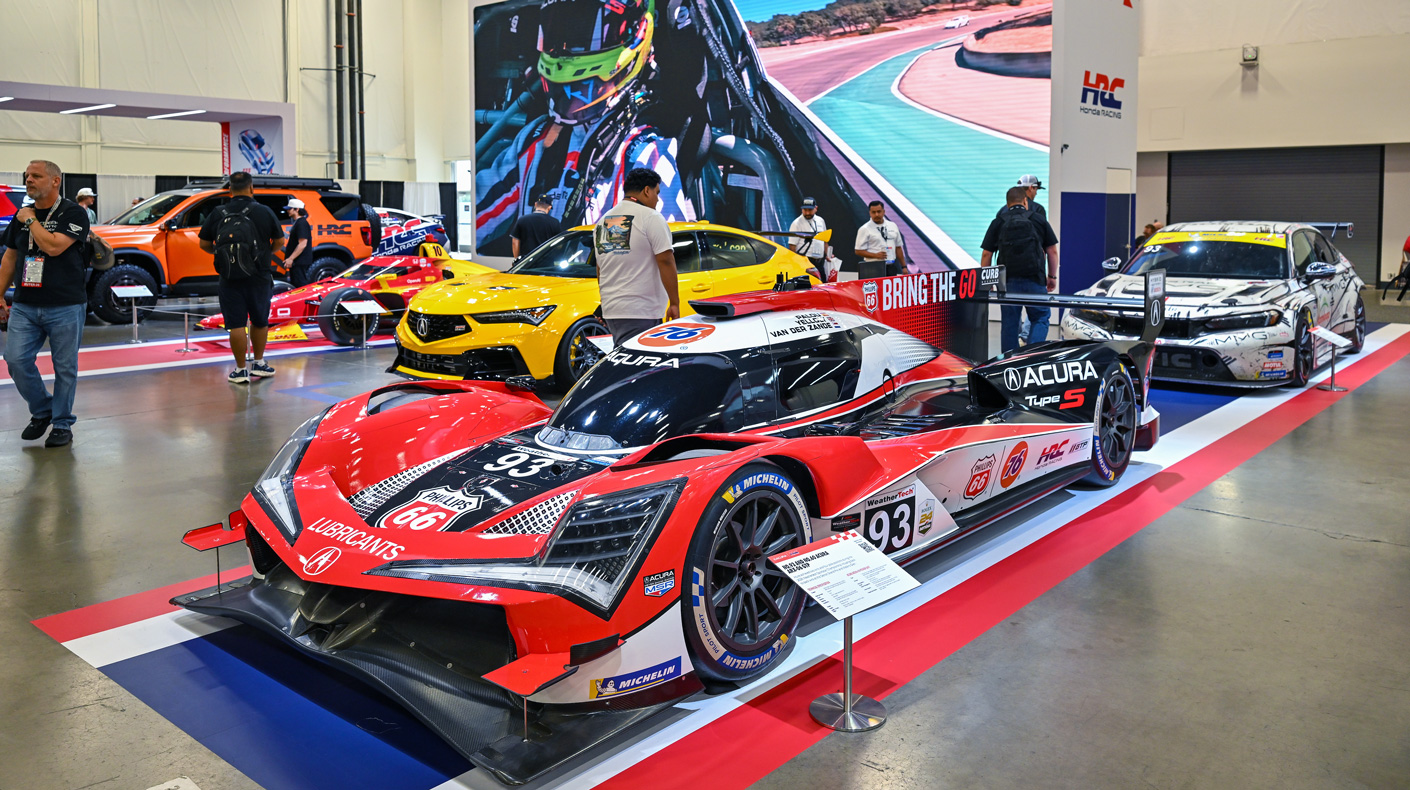 Honda HRC booth at the 2025 SEMA Show