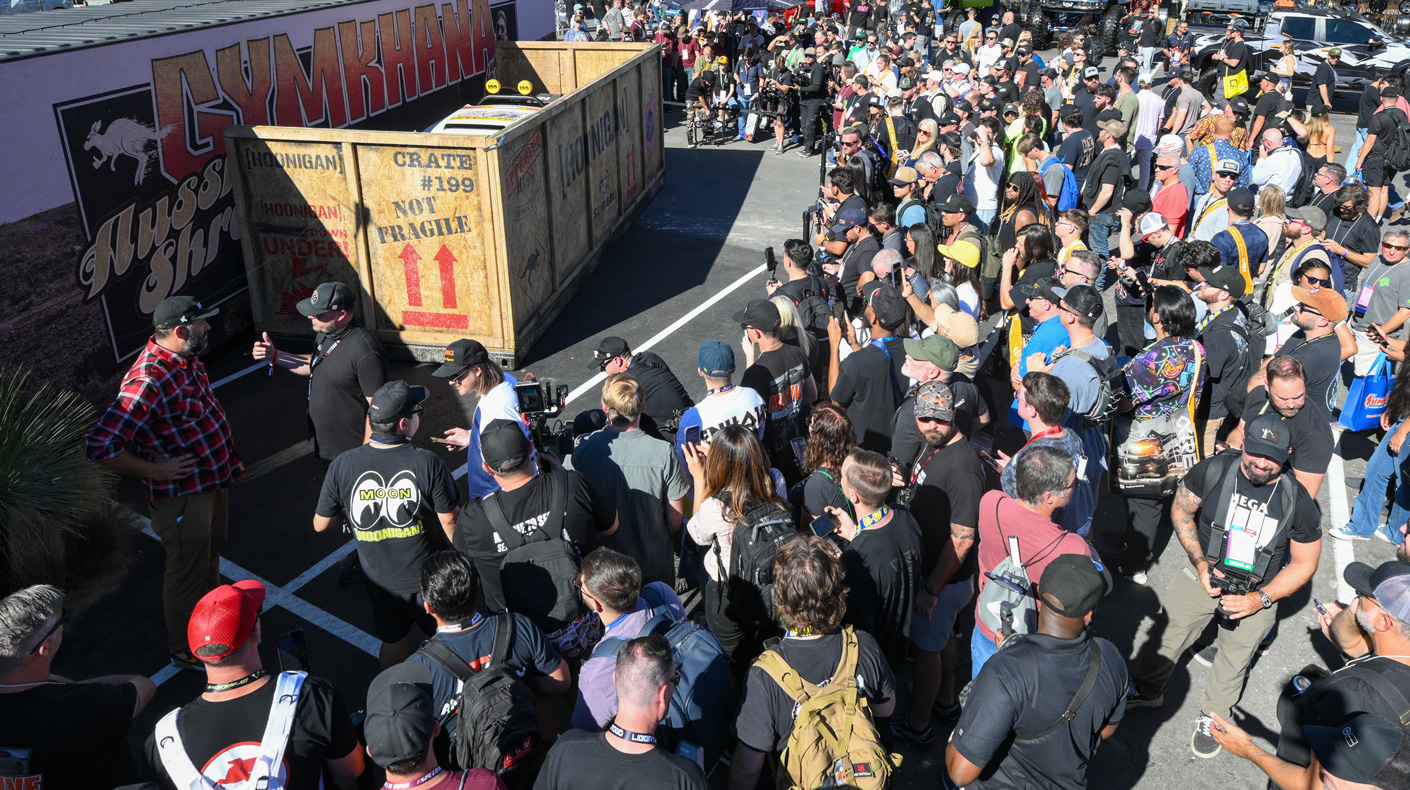 SEMA Show vehicle unveiling at the 2025 event, Hoonigan Gymkhana