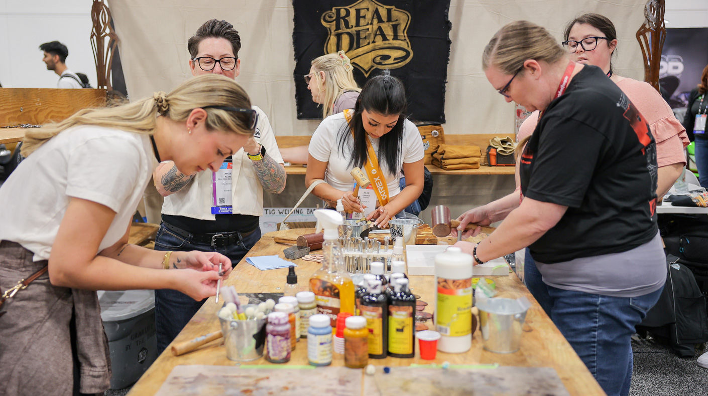 Crowds and demos at 2025 SEMA Show