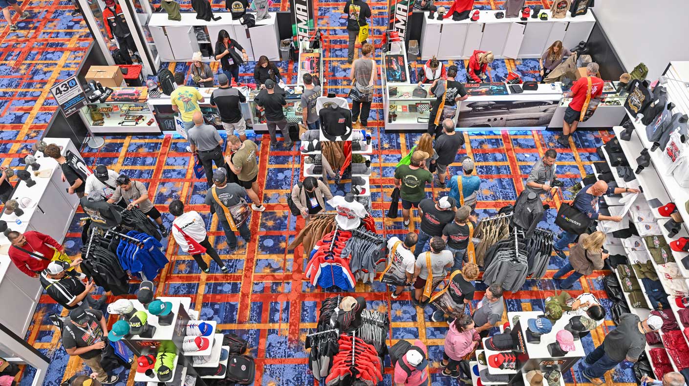 SEMA Gear booth at the SEMA Show.