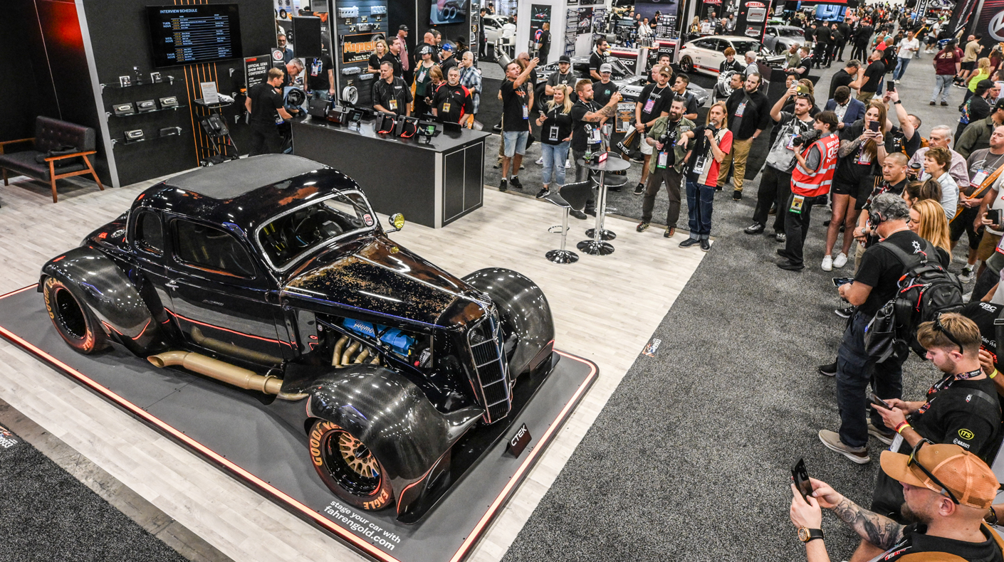 Vehicle unveiling at the SEMA Show.