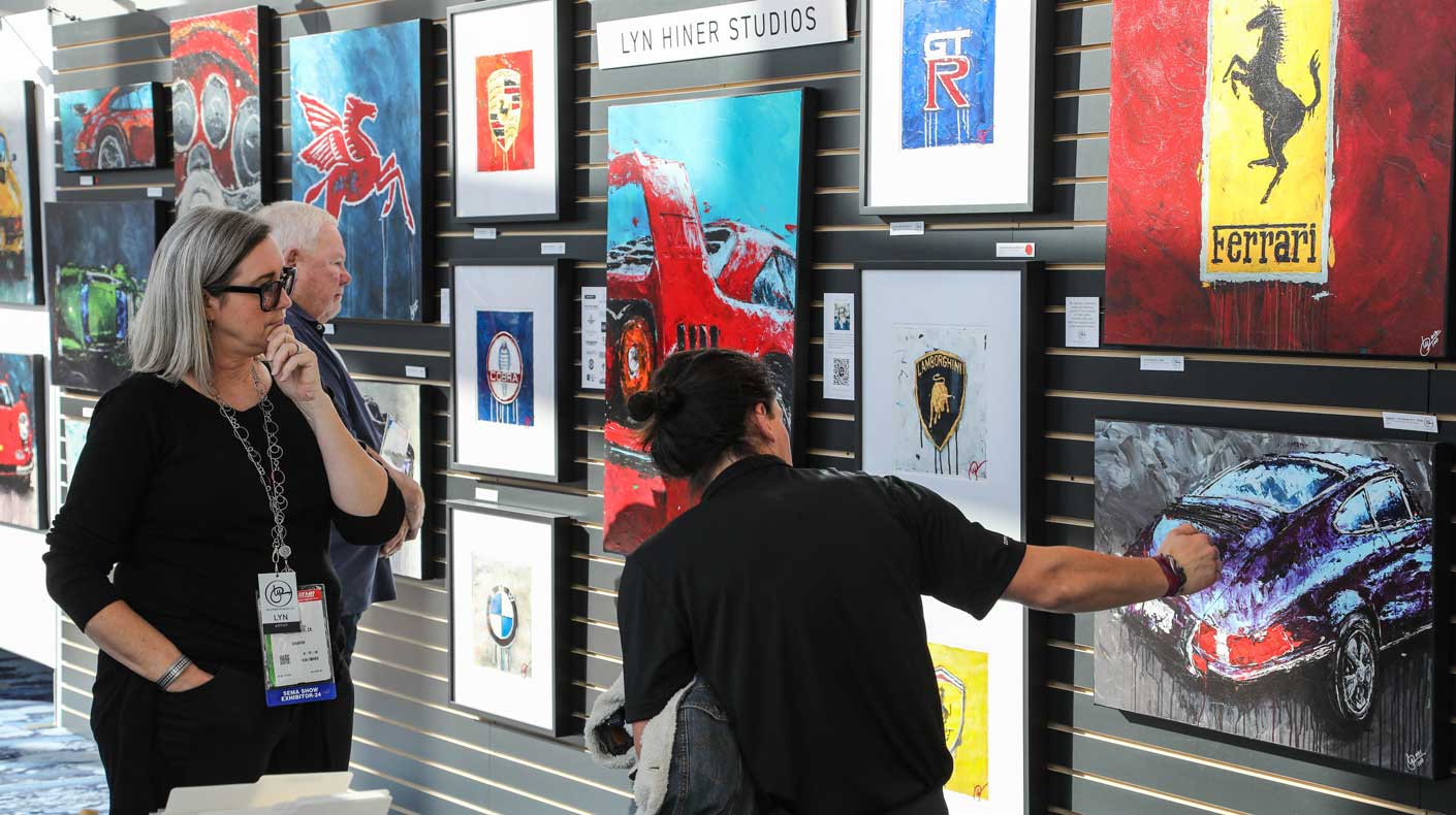 SEMA Show Art Walk.
