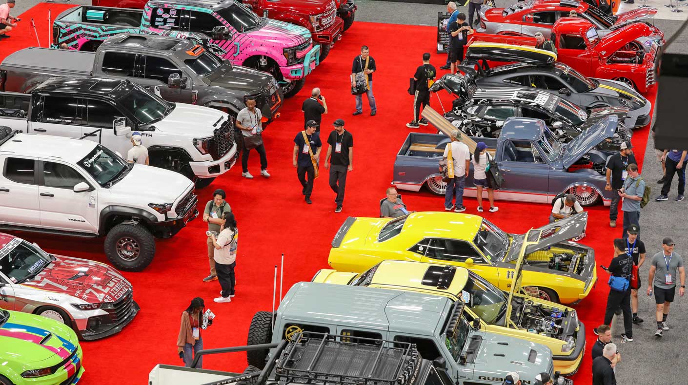 Feature vehicles at the SEMA Show.