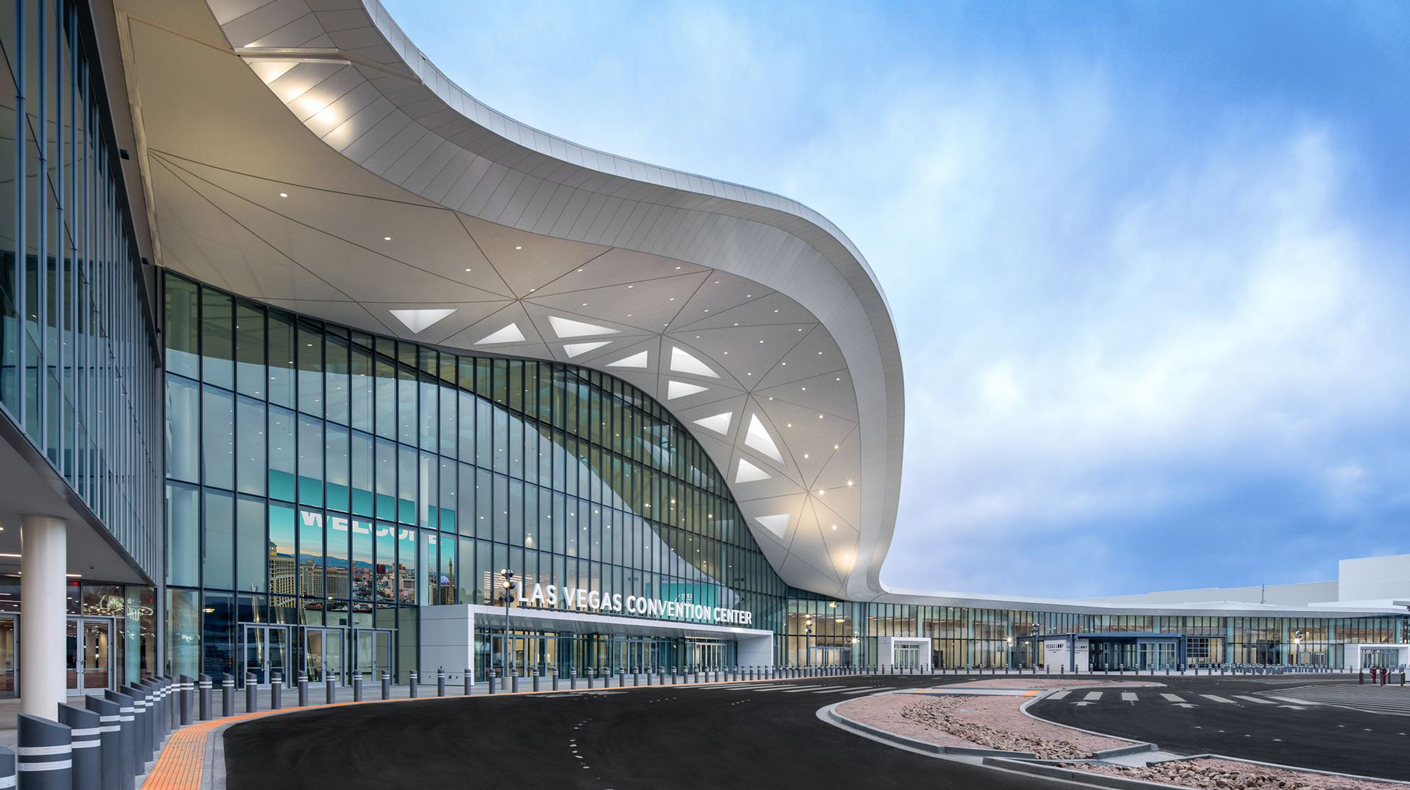 An image of the new Las Vegas Convention Center.