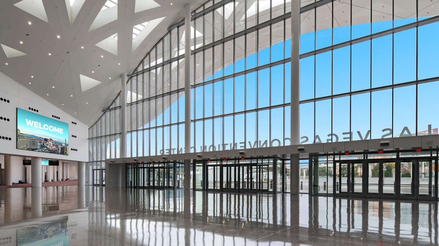 An image of the newly upgraded Las Vegas Convention Center.