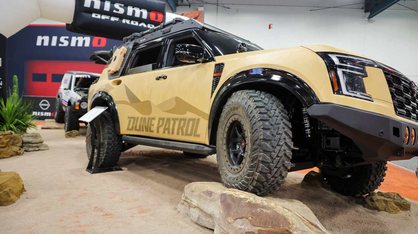 Nissan booth at the 2025 SEMA Show