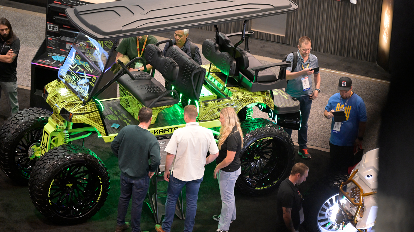 An image of a UTV the SEMA Show.