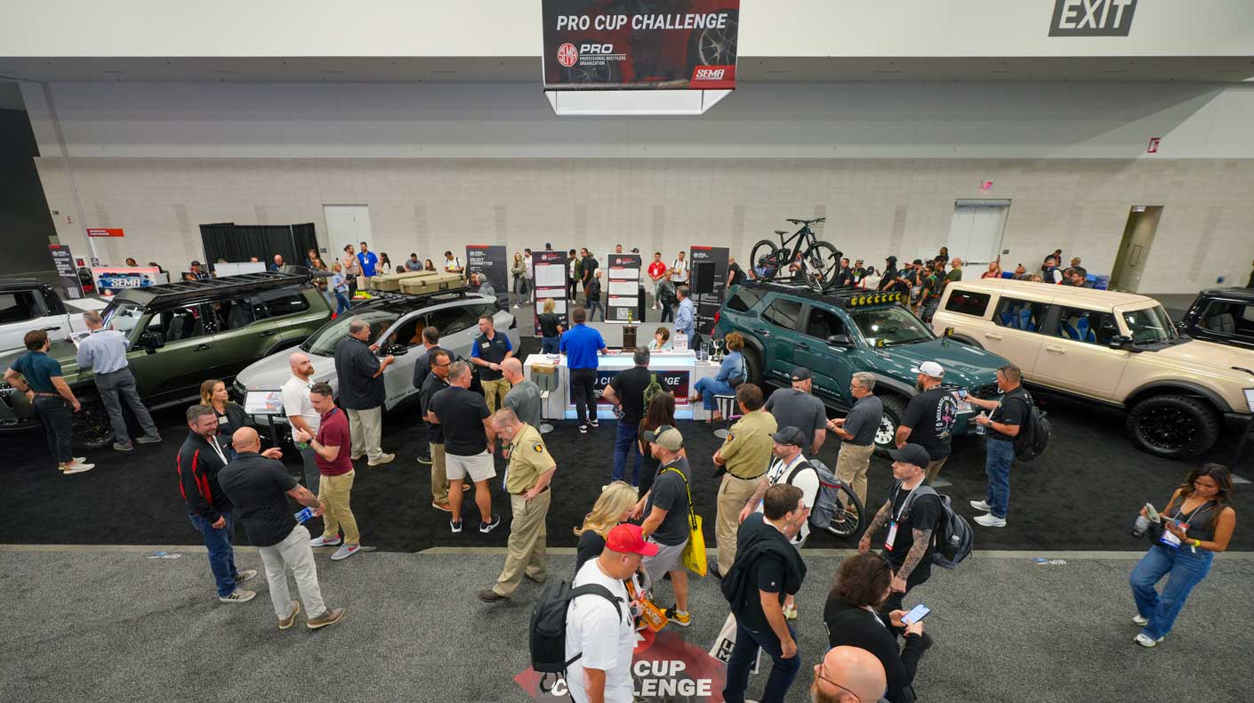 PRO Cup Challenge at the SEMA Show.