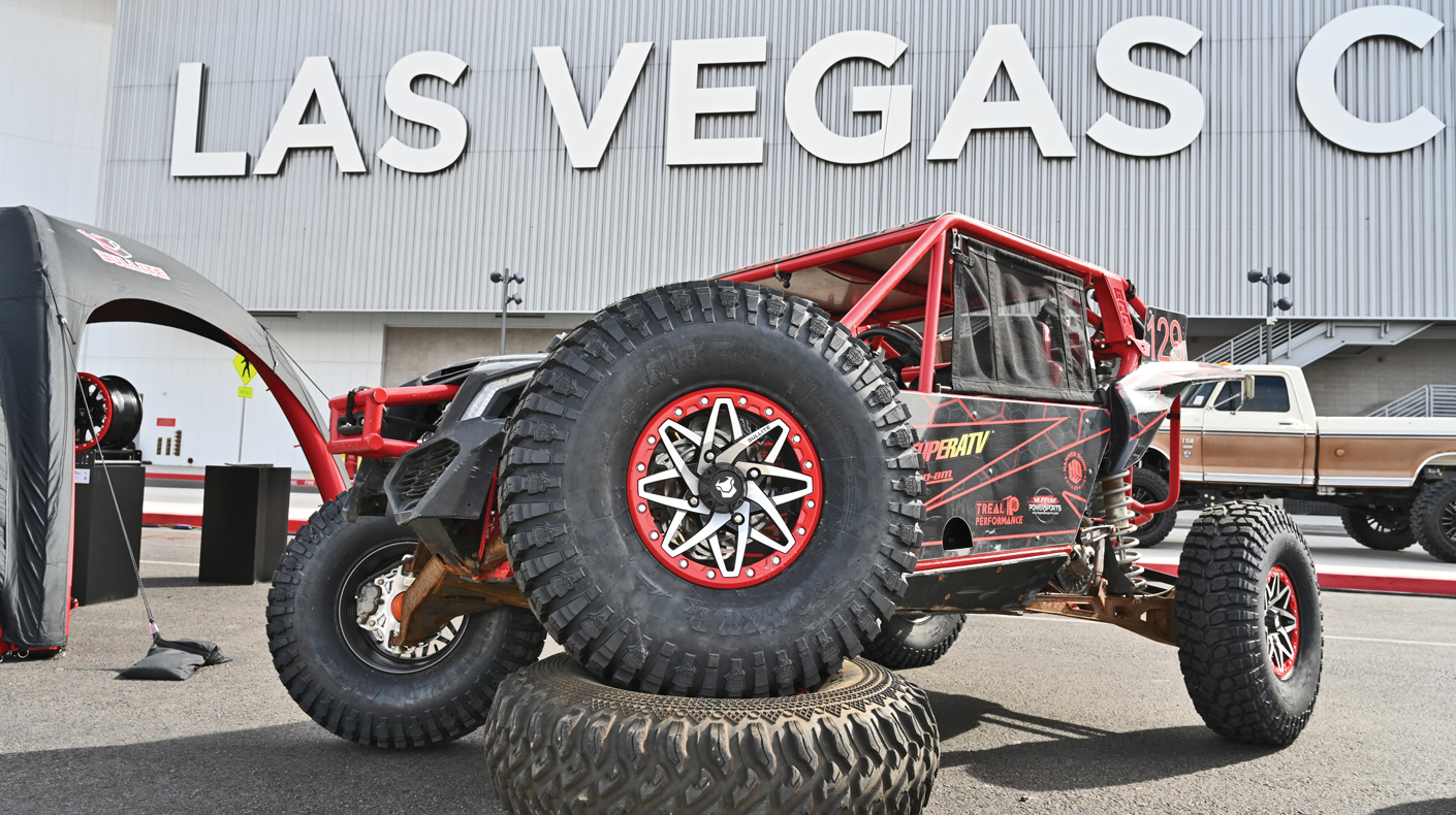 An image of a UTV at the SEMA Show.