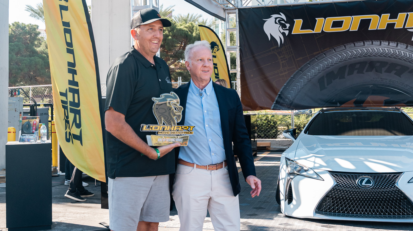 Turbo Tires Honors Awards SEMA show