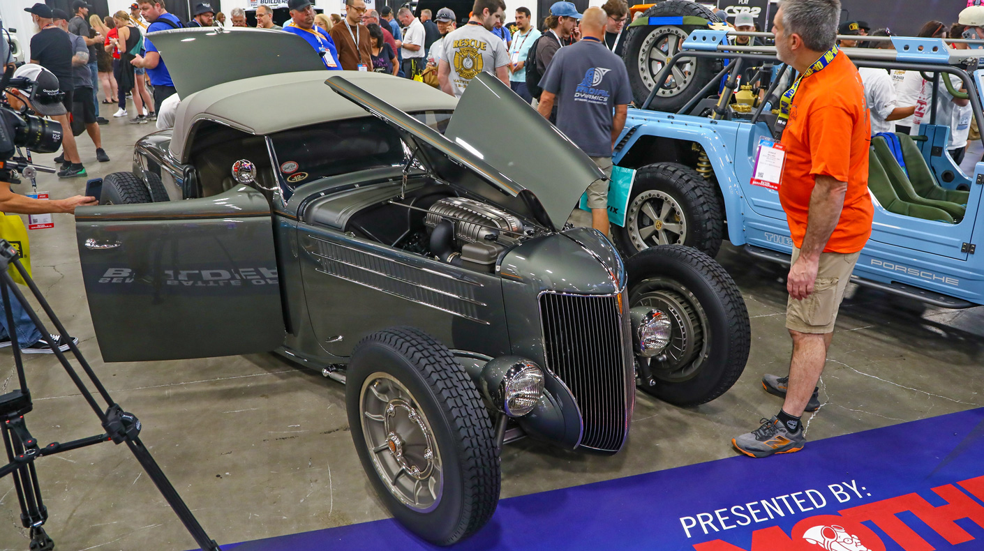 SEMA Battle of the Builders presented by Mothers Polish 2025 winner Troy Trepanier 36 ford roadster