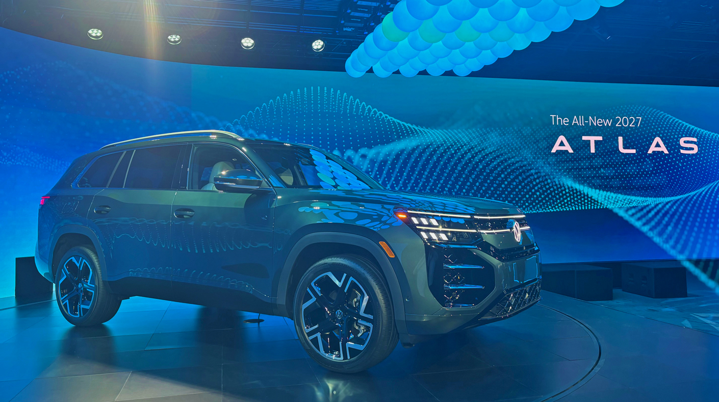 An image of the new VW Atlas at the New York Auto Show.