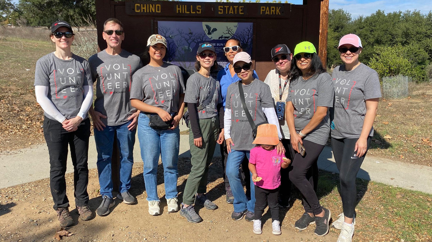 Yokohama Tire Chino Hills State Park volunteer