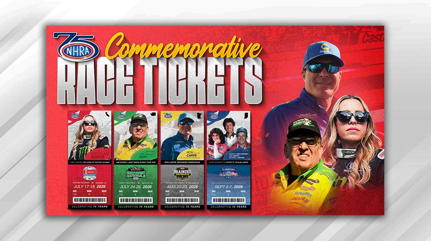 NHRA tickets.