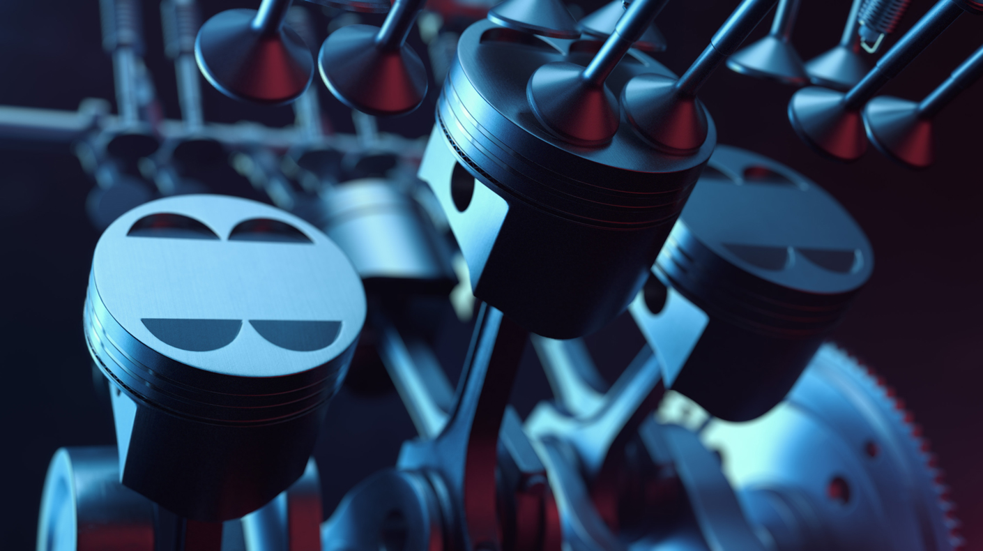 internal combustion engine (ICE) photo courtesy of Shutterstock