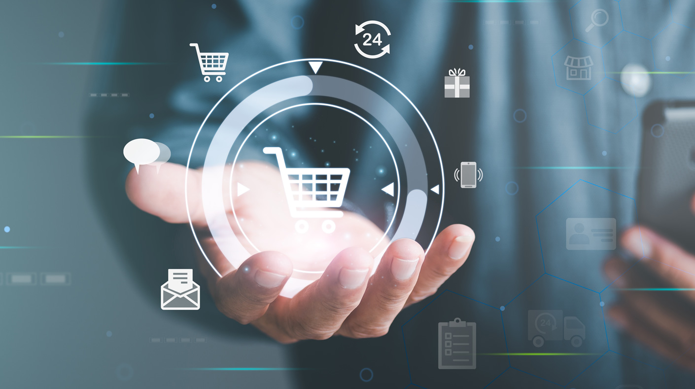 web commerce graphic image courtesy of Shutterstock