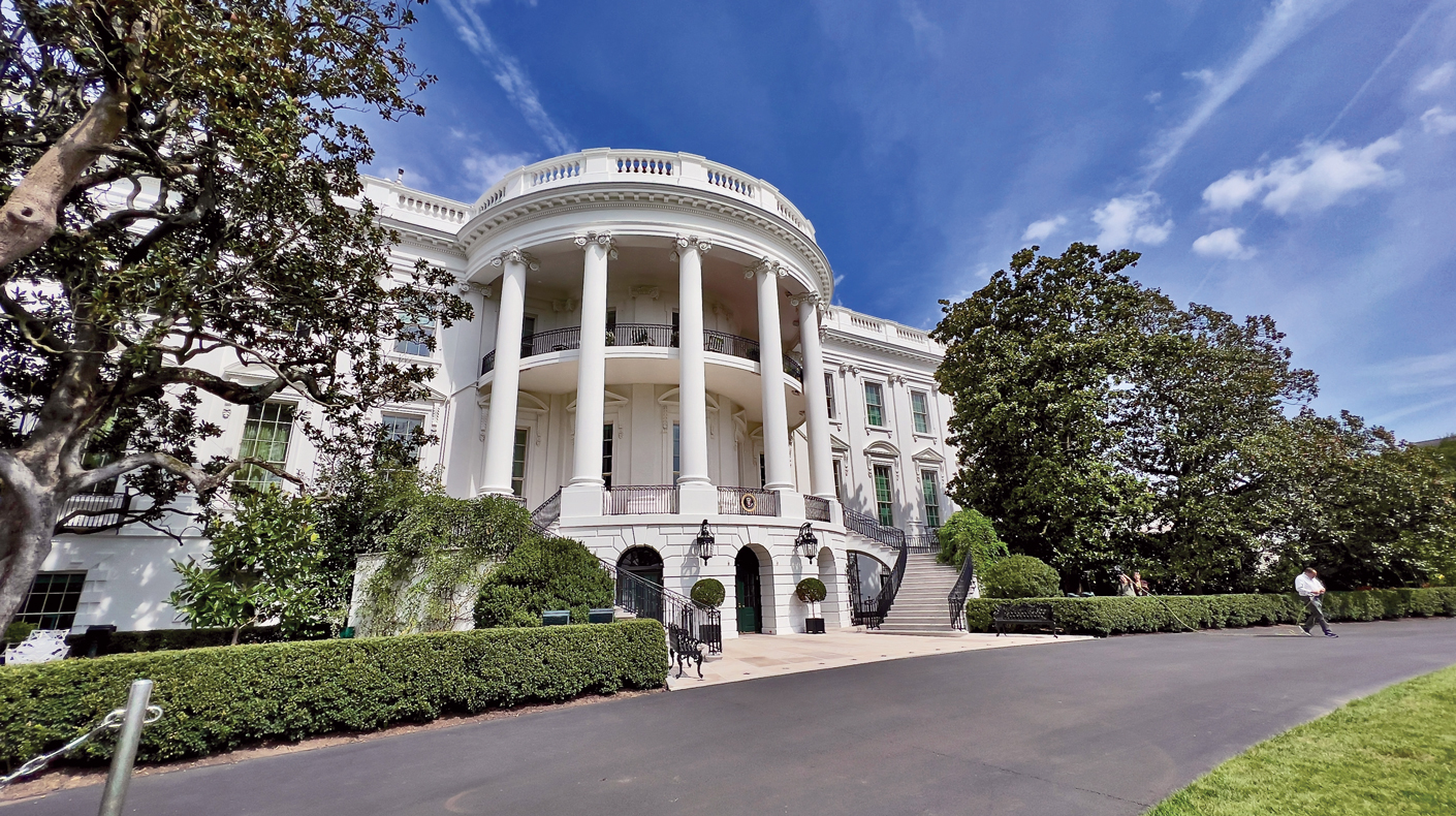 An image of the White House.