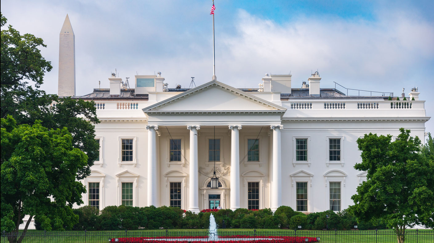 The White House courtesy of Shutterstock
