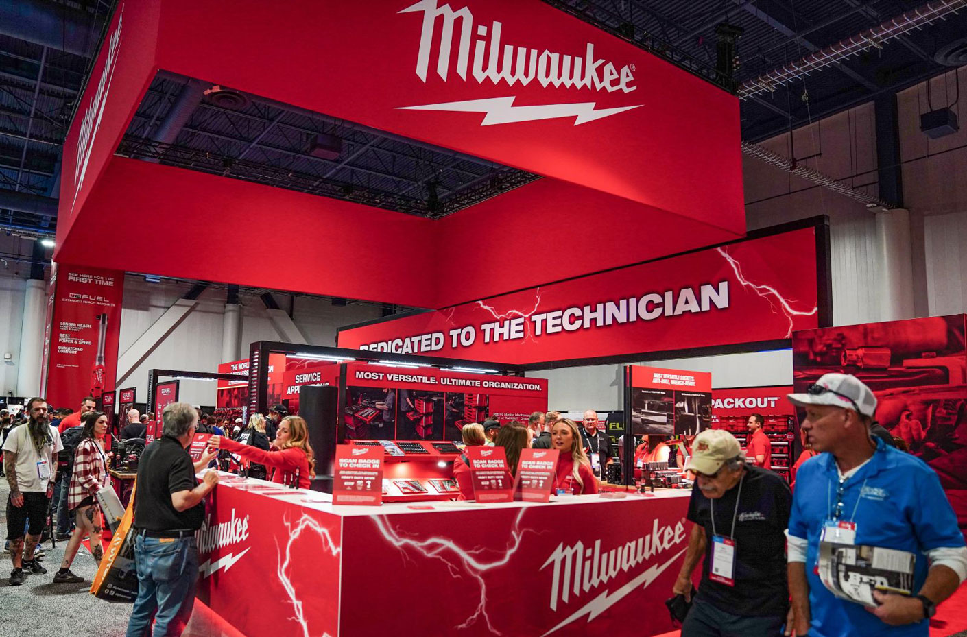 Tool and equipment booth at the SEMA Show